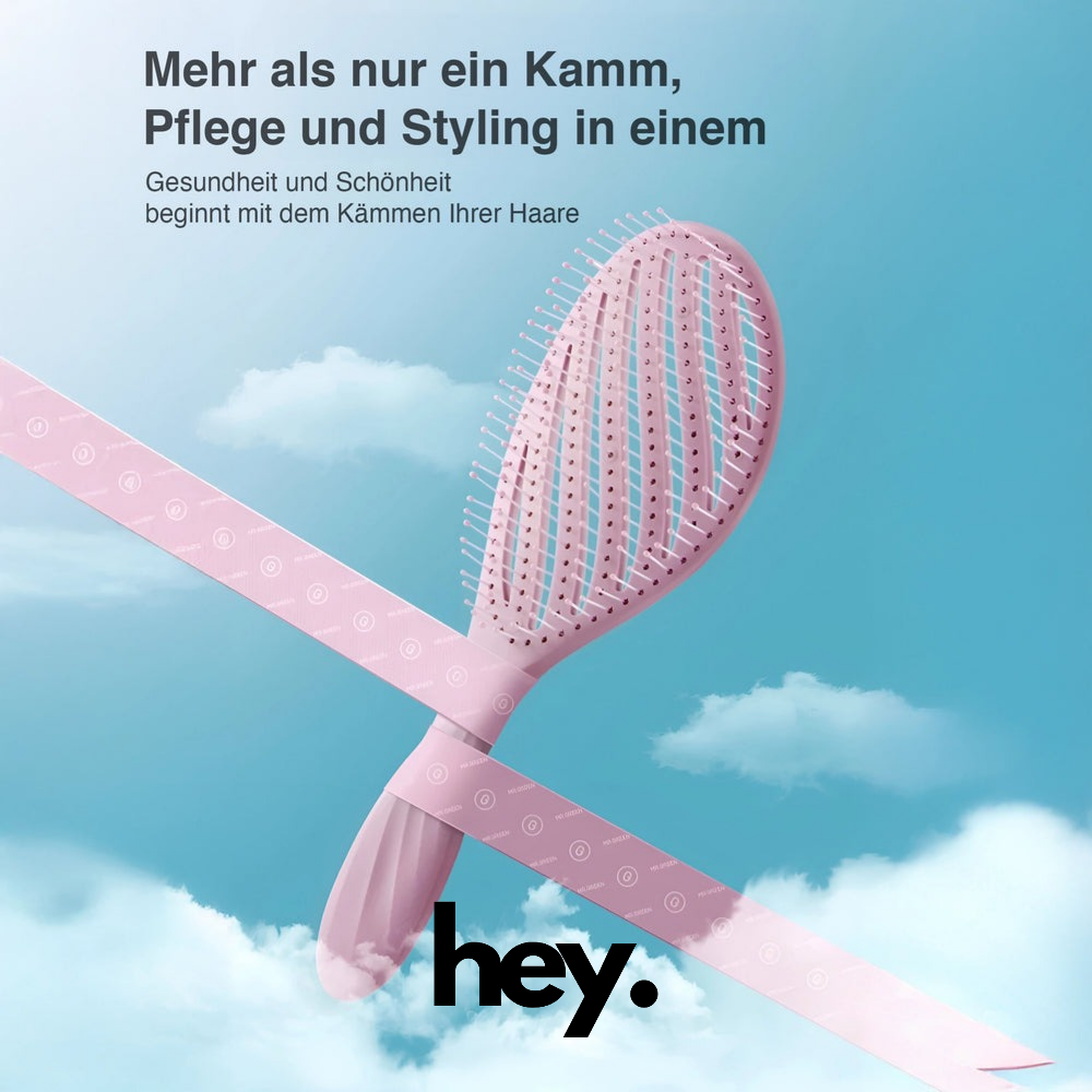 HeyStyle - Entwirrungsbürste für geschmeidig leichtes Kämmen